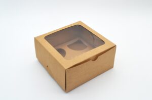 Kraft Window Cake Box in 1/2 kg (Half kg)-Pacific Design